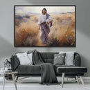 Jesus the Good Shepherd Wall Art Canvas Print - Lost Lamb