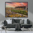 University of Wyoming Cowboys Football Team Print - Laramie by MyGreatCanvas | Canvas Wall Art Prints | Photo Prints & Wall Decor