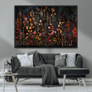 Large Floral Painting Print Illustration Flowers Canvas Wall by MyGreatCanvas | Canvas Wall Art Prints | Photo Prints & Wall Decor