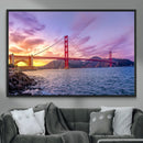 Golden Gate Bridge Wall Art Canvas Print – Framed San by MyGreatCanvas | Canvas Wall Art Prints | Photo Prints & Wall Decor