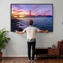 Golden Gate Bridge Wall Art Canvas Print – Framed San by MyGreatCanvas | Canvas Wall Art Prints | Photo Prints & Wall Decor