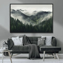 Misty Forest Canvas Print Wall Art Premium Canvas Print a