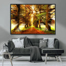 Sunshine in Forest and Trees Wall Art Canvas Print by MyGreatCanvas | Canvas Wall Art Prints | Photo Prints & Wall Decor