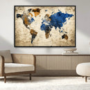 World Map Canvas Print – Detailed Map of the World Wall Art by MyGreatCanvas | Canvas Wall Art Prints | Photo Prints & Wall Decor
