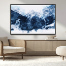 Abstract Blue Mountain Canvas Wall Art – Modern Triptych by MyGreatCanvas | Canvas Wall Art Prints | Photo Prints & Wall Decor