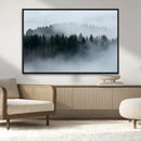 Autumn and Misty Trees in the Forest Wall Art Canvas Print, by MyGreatCanvas | Canvas Wall Art Prints | Photo Prints & Wall Decor
