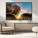 Buddha Statue and Daylight Wall Art, Buddha Statue Wall Art by MyGreatCanvas | Canvas Wall Art Prints | Photo Prints & Wall Decor