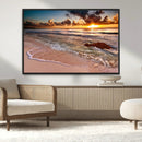 Sunset on Ocean Wall Art Canvas Print by MyGreatCanvas | Canvas Wall Art Prints | Photo Prints & Wall Decor