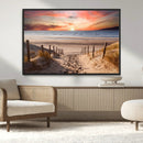 Sunset on the Sea Wall Art Canvas Print by MyGreatCanvas | Canvas Wall Art Prints | Photo Prints & Wall Decor