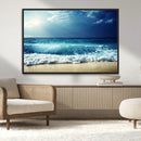 Majestic Ocean Wave Wall Art Canvas | 3 Panel Large Seascape