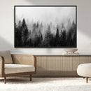 Fogy Forest Canvas Wall Art Print - Mountain Wall Art with