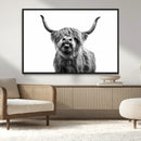 Fanny Scottish Highland Cow Cattle Art Print Farmhouse Wall by MyGreatCanvas | Canvas Wall Art Prints | Photo Prints & Wall Decor