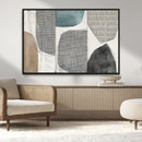 Canvas Print Wall Art Abstract Art Boho, Framed Boho Decor