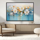 Abstract Flower Wall Art Canvas Print