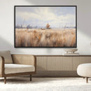 Golden Fields Wall Art Print Canvas – Serene Landscape of