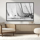 Yacht Sailboat Regatta Canvas Wall Art Canvas Print