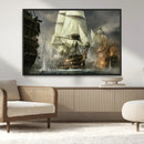 Pirate Ship War Wall Art Canvas Print by MyGreatCanvas | Canvas Wall Art Prints | Photo Prints & Wall Decor