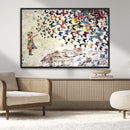 Banksy Wall Art - Banksy Girl Butterfly Graffiti Wall Art
