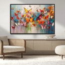 Abstract Butterfly Wall Art Canvas Print