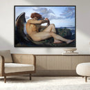 Fallen Angel Wall Art Canvas Print – Classic Art, Framed,
