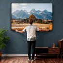 Vintage Old Barn Field Wall Art Canvas Print for Farmhouse by MyGreatCanvas | Canvas Wall Art Prints | Photo Prints & Wall Decor