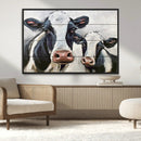 Vintage Baby and Mom Cattle Wall Art Canvas Print by MyGreatCanvas | Canvas Wall Art Prints | Photo Prints & Wall Decor