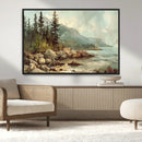 Abstract Acadia National Park Wall Art Canvas Print -