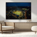 Michigan Stadium Night Game Wall Art – Sports Arena Aerial by MyGreatCanvas | Canvas Wall Art Prints | Photo Prints & Wall Decor
