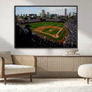 Chicago Cubs Baseball Team Print - Wrigley Field Stadium