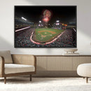 Fireworks at Angel Stadium – Los Angeles Angels Canvas