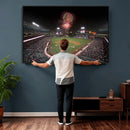 Fireworks at Angel Stadium – Los Angeles Angels Canvas