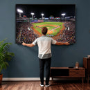 Fenway Park Wall Art Canvas Print | Large Baseball Stadium