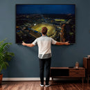 Michigan Wolverines Football Team Print - Michigan Stadium