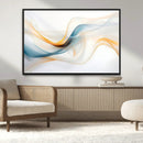 Decorative Turquoise Abstract Wave Wall Art Canvas Print by MyGreatCanvas | Canvas Wall Art Prints | Photo Prints & Wall Decor