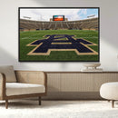 Notre Dame Stadium Giclee Canvas Print | Triptych Wall Art