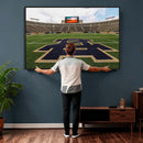 Football Stadium Wall Art – Framed Sports Field Canvas
