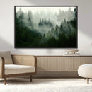 Misty Forest Wall Art – Tranquil Green Woodland Canvas by MyGreatCanvas | Canvas Wall Art Prints | Photo Prints & Wall Decor