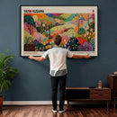 Framed Yayoi Kusama 1986 Wall Art Print – Japanese Wall Art