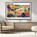 Framed Yayoi Kusama 1986 Wall Art Print – Japanese Wall Art