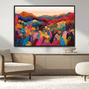 YAYOI KUSAMA Abstract Print - Landscape Canvas Wall Art