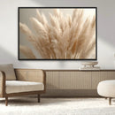 Pampas Grass Canvas Wall Art - Elegant Neutral Decor for