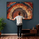 Abstract Tree Ring Art, Colorful Tree Ring Wall Decor, by MyGreatCanvas | Canvas Wall Art Prints | Photo Prints & Wall Decor