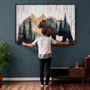 Rustic Bear Wall Art - Grizzly 399 Bear Wall Art - Mountain