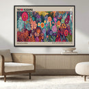 Yayoi Kusama Wall Art Canvas Print, Abstract Art, Large