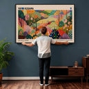 Yayoi Kusama Japanese Art Canvas Print, Abstract Art, Large