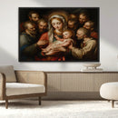 Religious Canvas Wall Art Print - Madonna and Child with by MyGreatCanvas | Canvas Wall Art Prints | Photo Prints & Wall Decor