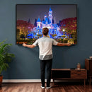 Disney Castle Wall Art Canvas Print – Magical Fairytale