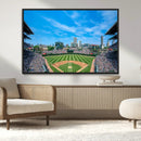 Wrigley Field Chicago Cubs Panoramic Art Multi-Piece Canvas