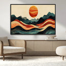 Mountain Triptych Wall Art Canvas Print – Western Nature