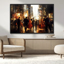 Abstract Jazz Art Wall Art Canvas Print – Colorful Musical